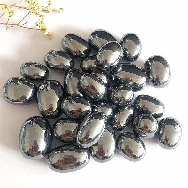 

natural quartz terahertz tumbled crystals healing stones for decoration