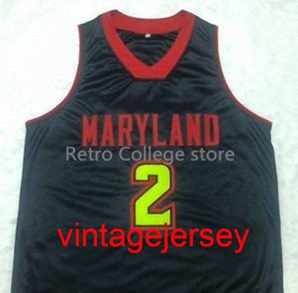 

mens maryland terrapins #2 melo trimble embroidery basketball jersey new materials with double stitching shirt custom any number ,name xs-5x, Black