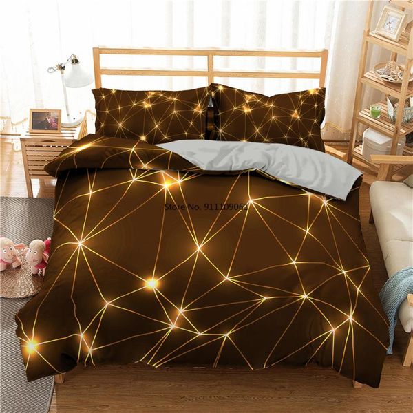 

bedding sets 3d printing set luxury 2/3pcs duvet cover with pillowcase quilt  king starry sky pattern