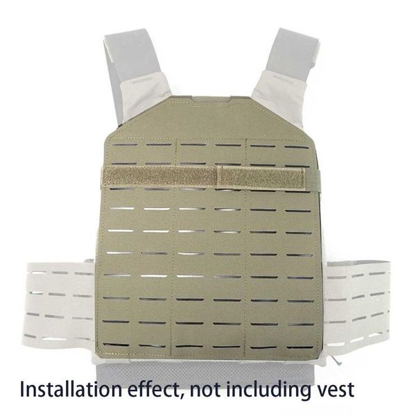 

outdoor sports fcsk molle laser cutting process mounted backplane, Camo;black