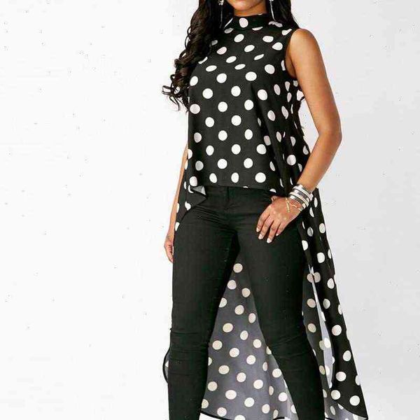 

ladies womens shirts harajuku summer high low chiffon blusa short sleeve shirt women blouse fashion tee casual female, White