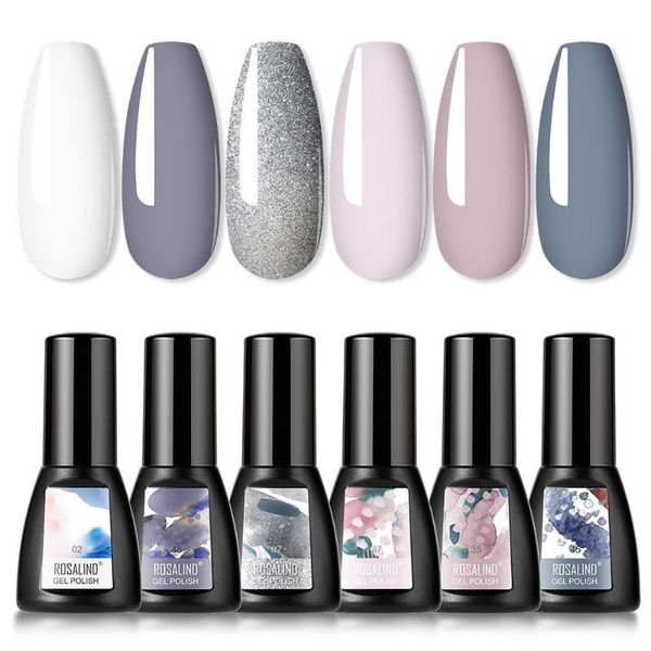 

nail gel 6 colors polish set base coat varnishes hybrid nails for art, Red;pink