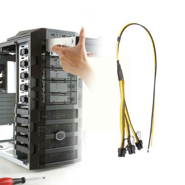 

computer cables & connectors mining machine graphics cable 6+2p power cord 6p x3 12awg+18awg 50+20 8pin magic z4k2
