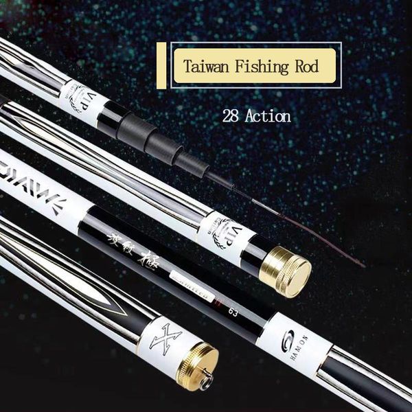 

boat fishing rods 1pcs 2021 28 tone carbon power hand rod stream carp taiwan super light and supe hard