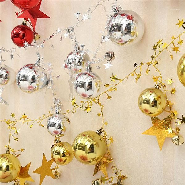 

christmas decorations hanging star ball pine garland tree decor decoration ornament 200cm