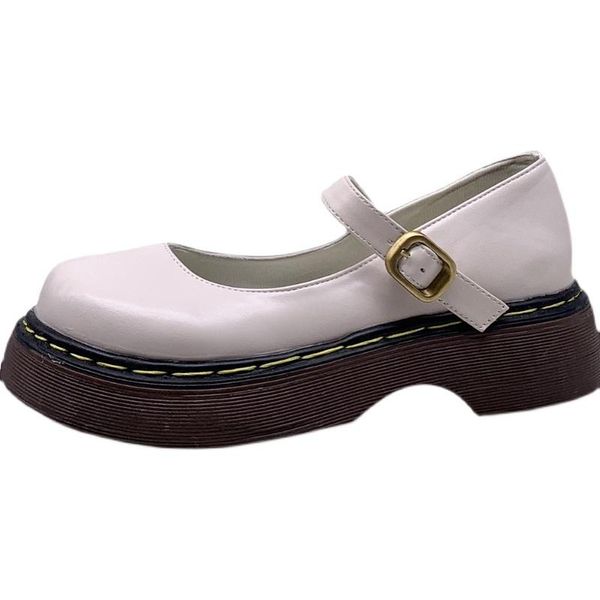 

dress shoes lovely british style women girl lolita platform princess mary janes concise flatform, Black