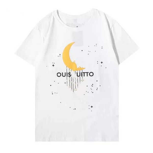 

22ss designers t shirts mens for summer womens t-shirt fashion tide letter print casual men women crew neck pu123, White;black