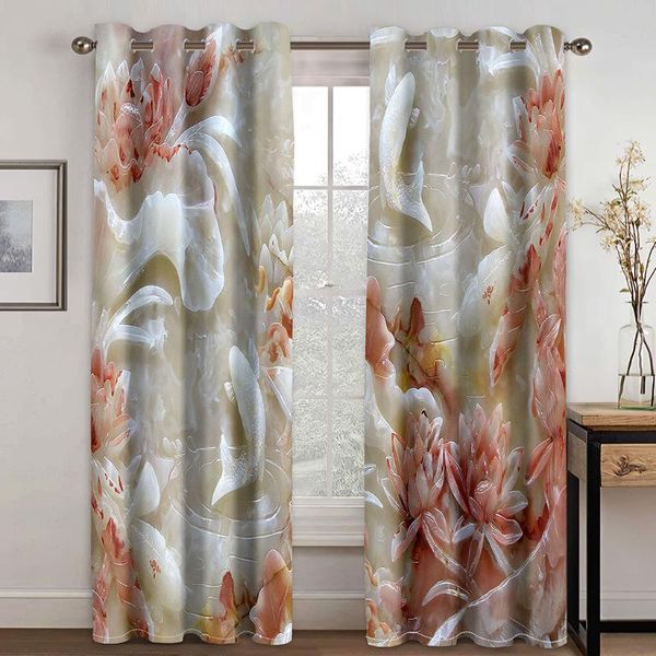 

custom 3d curtain fabric p marble curtains d curtains for living room bedding room office