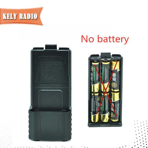 

walkie talkie baofeng uv-5r 6 x / battery case batteries powe shell portable radio backup power for uv-5re uv-5ra cover