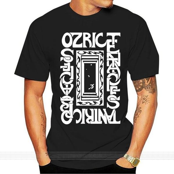 

men's t-shirts ozric tentacles band t shirt krautrock cotton tshirt men summer fashion t-shirt euro size, White;black