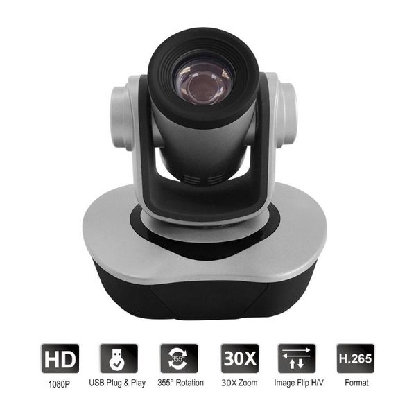 

cameras 1080p 60fps hd ip ptz camera with remote control 2mp 30x zoom poe webcam home office conference