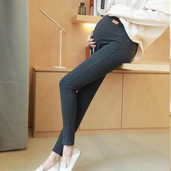 

maternity bottoms patpat 2021 arrival casual solid belly care leggings, White