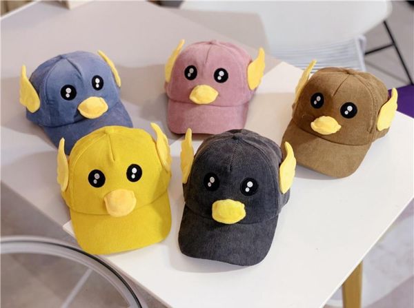 

nose can call children's new pattern boys girlsbaseball children boy girl sun hat kids summer cap for baby, Yellow