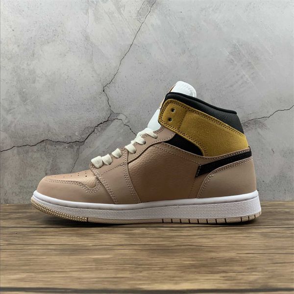 

mens 1 i og basketball shoes womens jumpman 1s pink black orange sports sneakers ship size