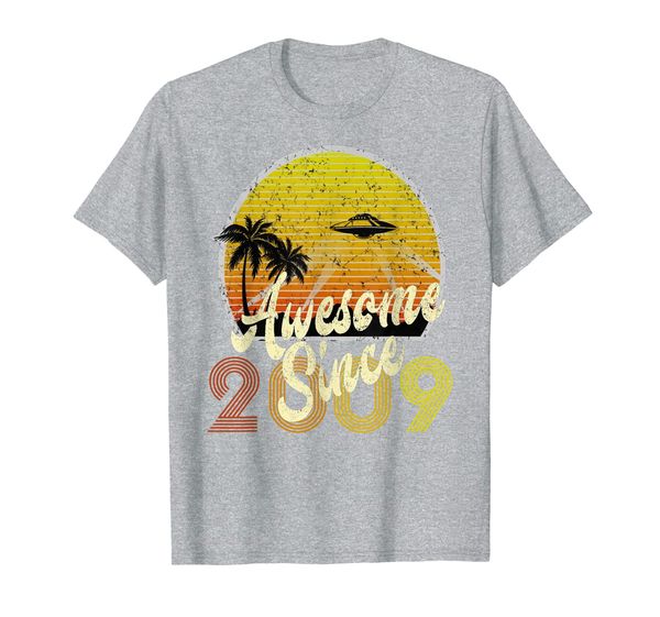 

legend since september 2009 birthday 10 years old shirt gift, White;black