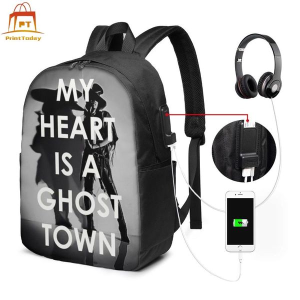 

backpack adam lambert backpacks student print bag trendy men - women multi pocket street bags