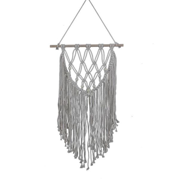 

tapestries bohemian woven wall hanging macrame handmade tassel art cotton ornaments boho tapestry decor for home