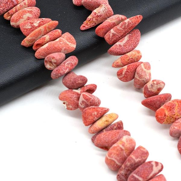 

other natural corals beads irregular shape red grass coral loose beaded for jewelry making diy charm bracelet necklace accessories