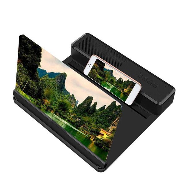 

cell phone mounts & holders 12" screen bracket with speaker magnifier stand c90f