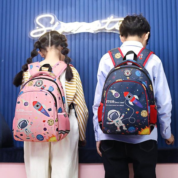 

backpack cartoon children's schoolbag spaceman pattern custom 600d oxford cloth
