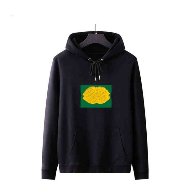 

hoodies women's men's & sweatshirts sweater cardigan designer round neck striped pattern solid color hooded letter luxury classic, Black
