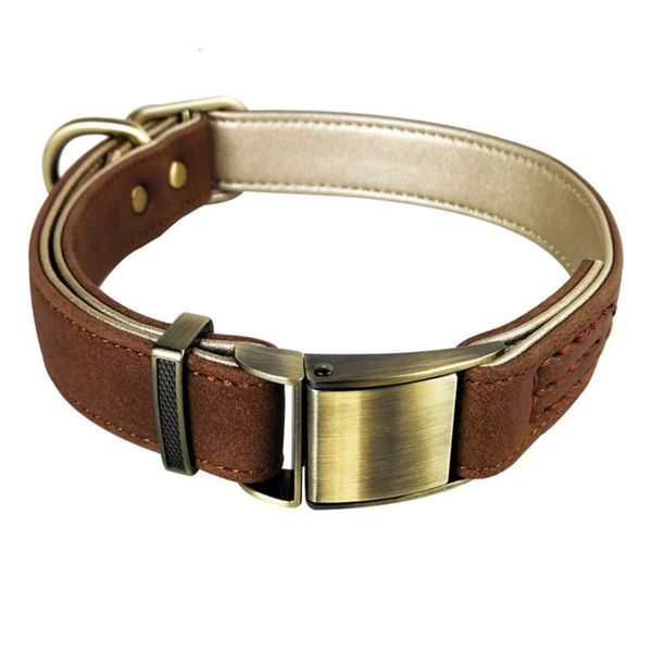 

keke super fiber clasp 2.5cm wide large and medium dog collar golden hair sale