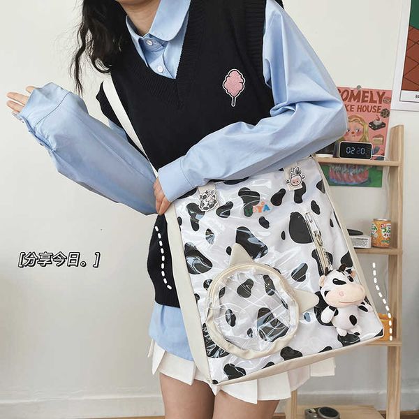 

cute transparent pvc msenger bag for girls