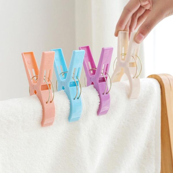 

clothing & wardrobe storage 4pcs beach towel clips quilt hanging clamp holder for chair pool loungers (random color)