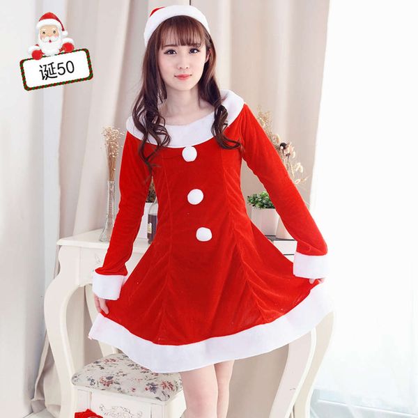 

costumes female santa christmas costumes, Black;red