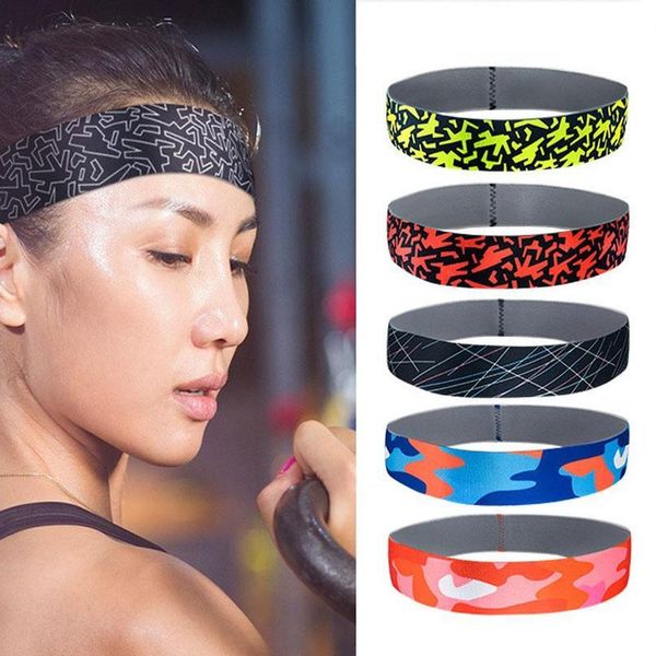 

fashion sweat absorbent breathable gym yoga hair band sports headband fashi jllqiu