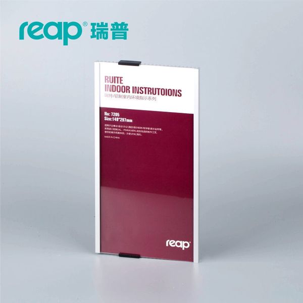 

reap 3205 ruite 149*297mm aluminium office badge indoor wall mount sticker sign holder display info poster door sign