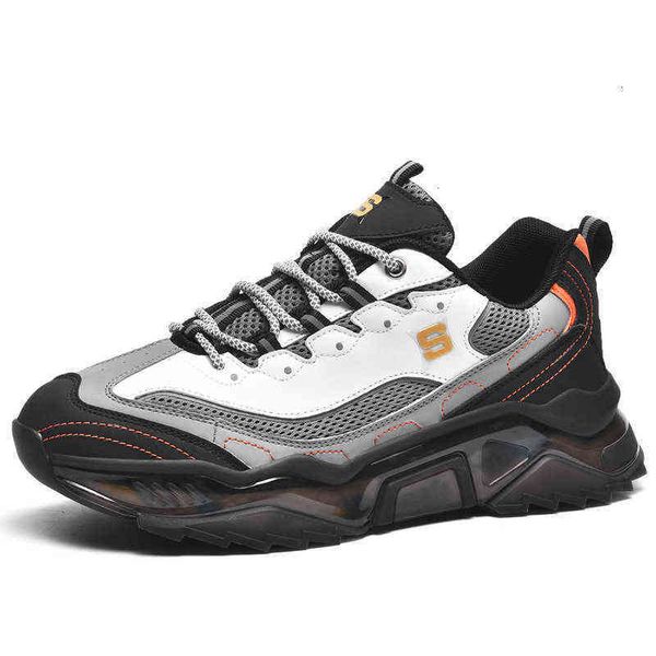 

skecher shikaiqi 2021 summer men's shoes thick soled panda breathable sports luminous dad