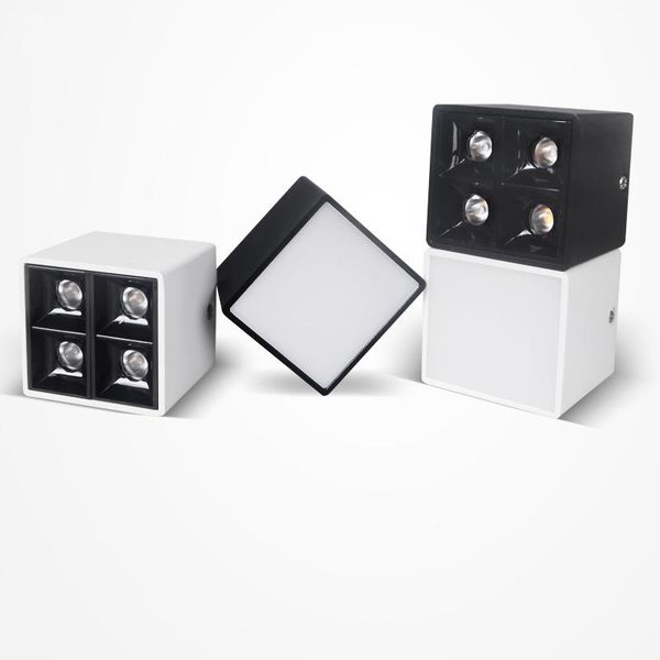 

modern creative led ceiling downlight square surface mounted 5w/7w living room aisle stair home office decor spot light fixtures