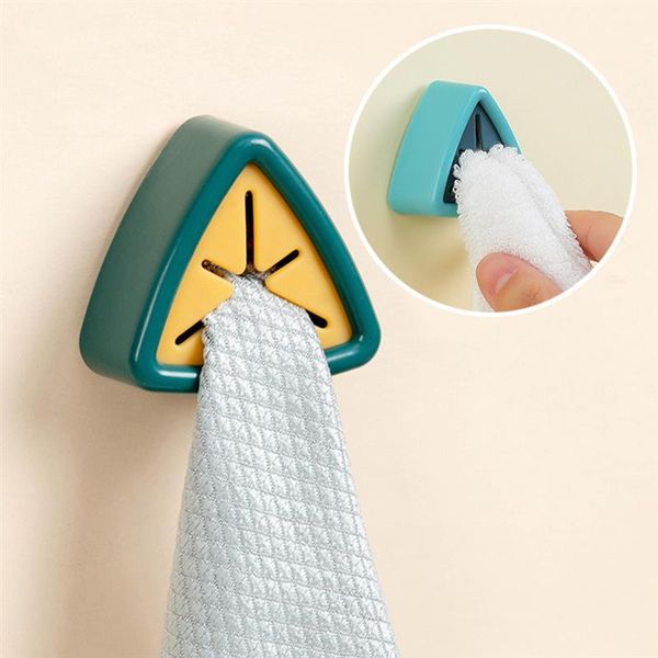 

hooks & rails punch towel holder sucker wall rack washing cloth rag hook storage hanger hand dish kitchen bathroom tools