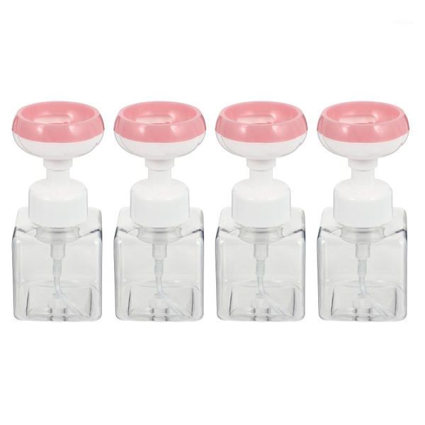 

storage bottles & jars 4pcs 250ml flower mousse bottle simple sub-packing foaming