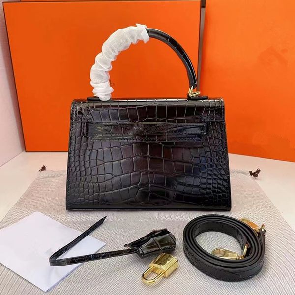

crossbody handbag tote handbags for women handbag womens designer bags leathers alligator solid 22cm lock woman bag womans wholesale totes