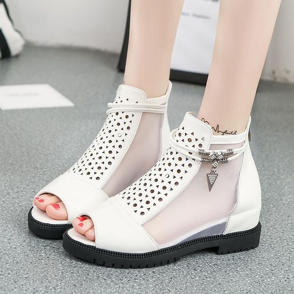 

sandals vogue womens shoes women's nice summer open toe suit female platform femmes sandales sandalias mujer, Black