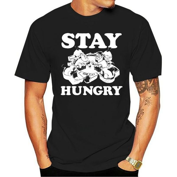 

men's t-shirts t-shirt hungry hippos stay adult, White;black