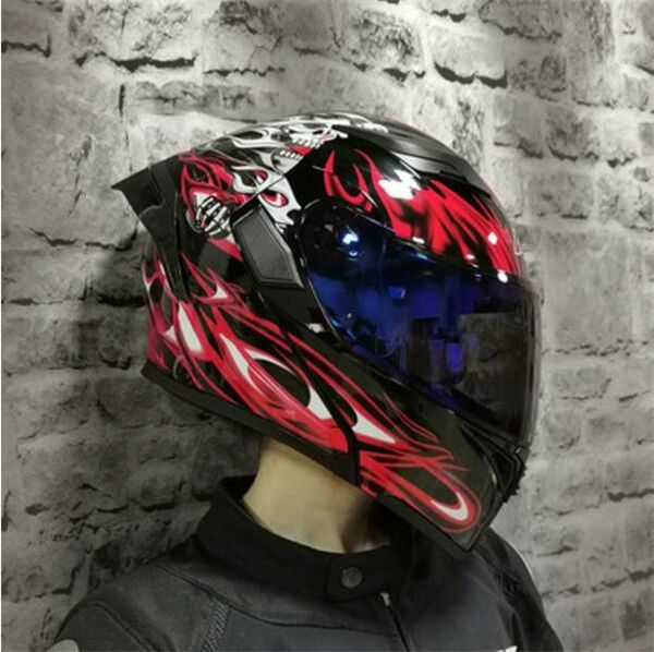 

2021 motorcycle helmet men and women motorcycle riding helmet men's motorcycle racing four seasons general safety helmet