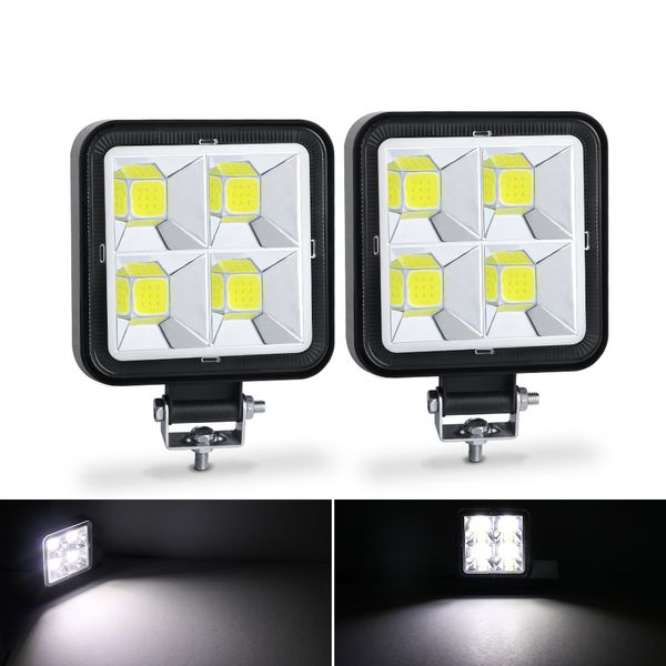 3 polegadas LED Work Light Bar Feixe de Inundação Chapas 12V 24V Condução de Névoa Farol da Lâmpada Para Offroad Barco de Carro Caminhão Suv Pickup Branco