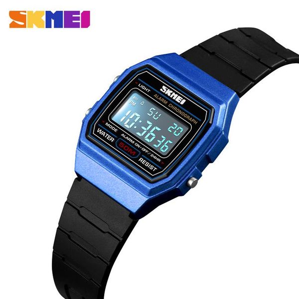 

brand skmei new kids watches sports style waterproof wristwatch alarm clock luminous digital watches relogio children, Slivery;brown