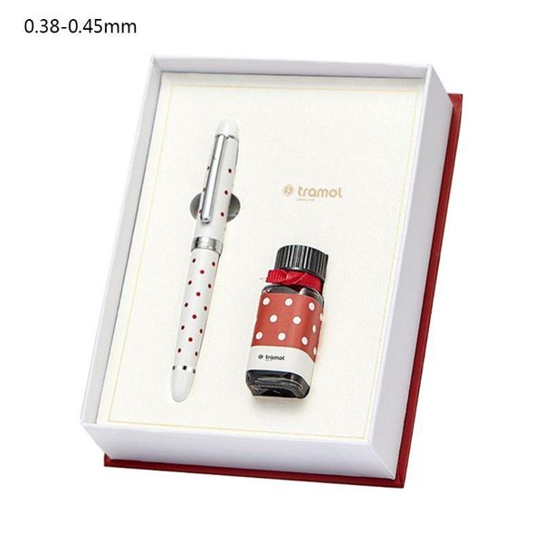 

retro business fountain pen student signature calligraphy with 15ml ink gift box w8ec pens