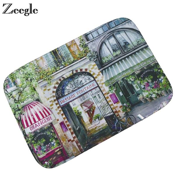 

carpets zeegle otdoor rugs flannel doormat anti-slip kitchen mat bedroom home floor absorbent bathroom foot pads