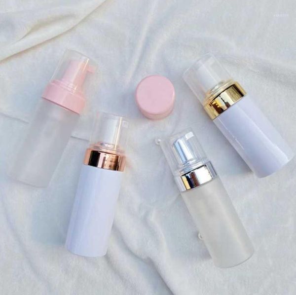 

storage bottles & jars 24pcs 100ml plastic foam pump bottle refillable empty cosmetic container cleanser soap shampoo foaming sell