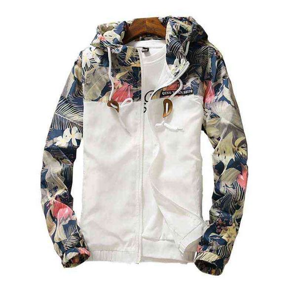 

mens flower bomber jackets print coat teens hip hop slim fit pilot male hooded coats autumn spring, Black;brown
