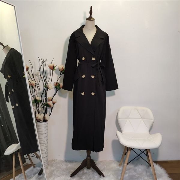

plus size cardian women long button trench coat manteau femme hiver casaco feminino gabardina kimono mujer plaszcze damskie, Red