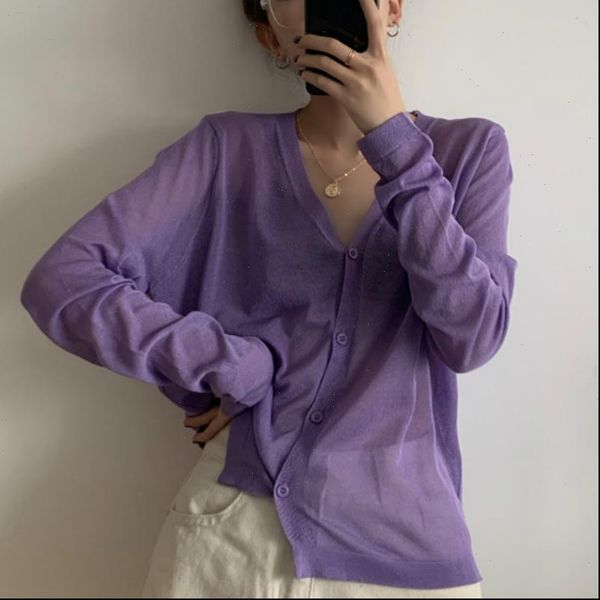 

v neck ribbed knit cardigans crop knitted soft sweater for women 2021 summer short coat sunscreen sweater purple cardigan top, White;black