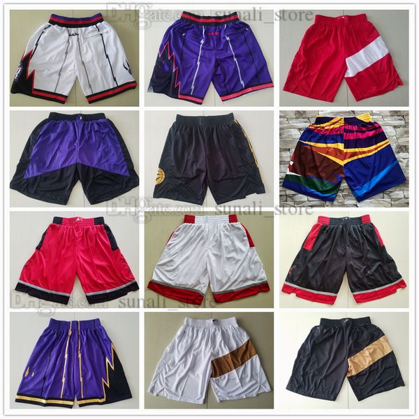

tracy mcgrady carter basketball shorts just don sport pant pocket zipper men team purple white black red pants 23 fred vanvleet 43 pascal si