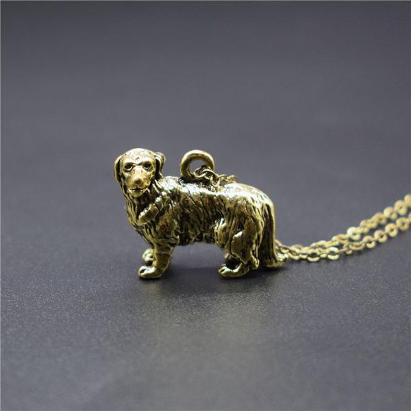 

pendant necklaces elfin vintage retro necklace pet jewelry dog, Silver