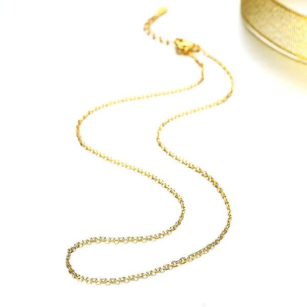 

chains meyrroyu 925 sterling silver korean fashion trend imitation gold necklace clavicle chain ladies exquisite jewelry